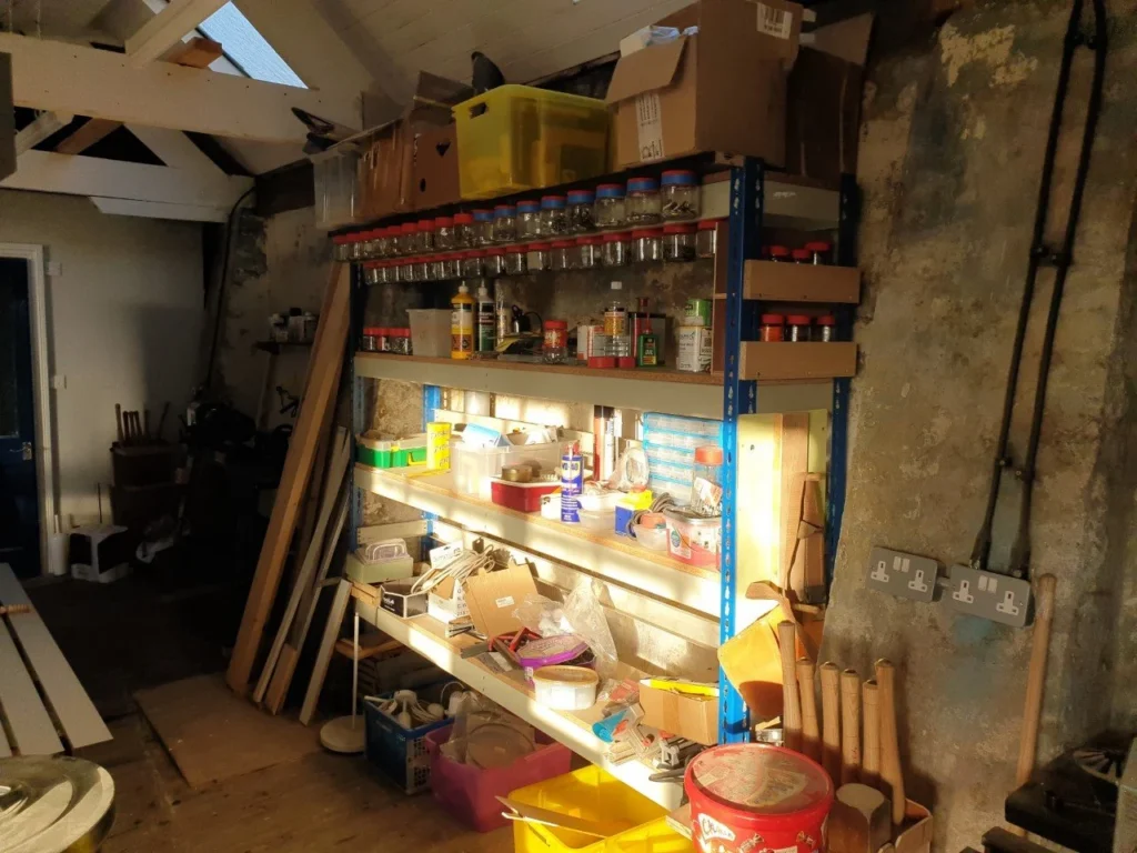 Old workshop storage