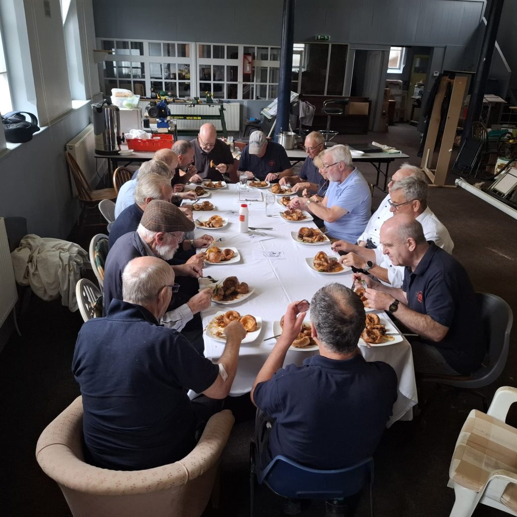 Friday Lunch in the Workshop